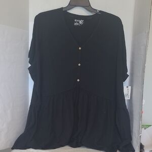 V-Neck Blouse Size 4X